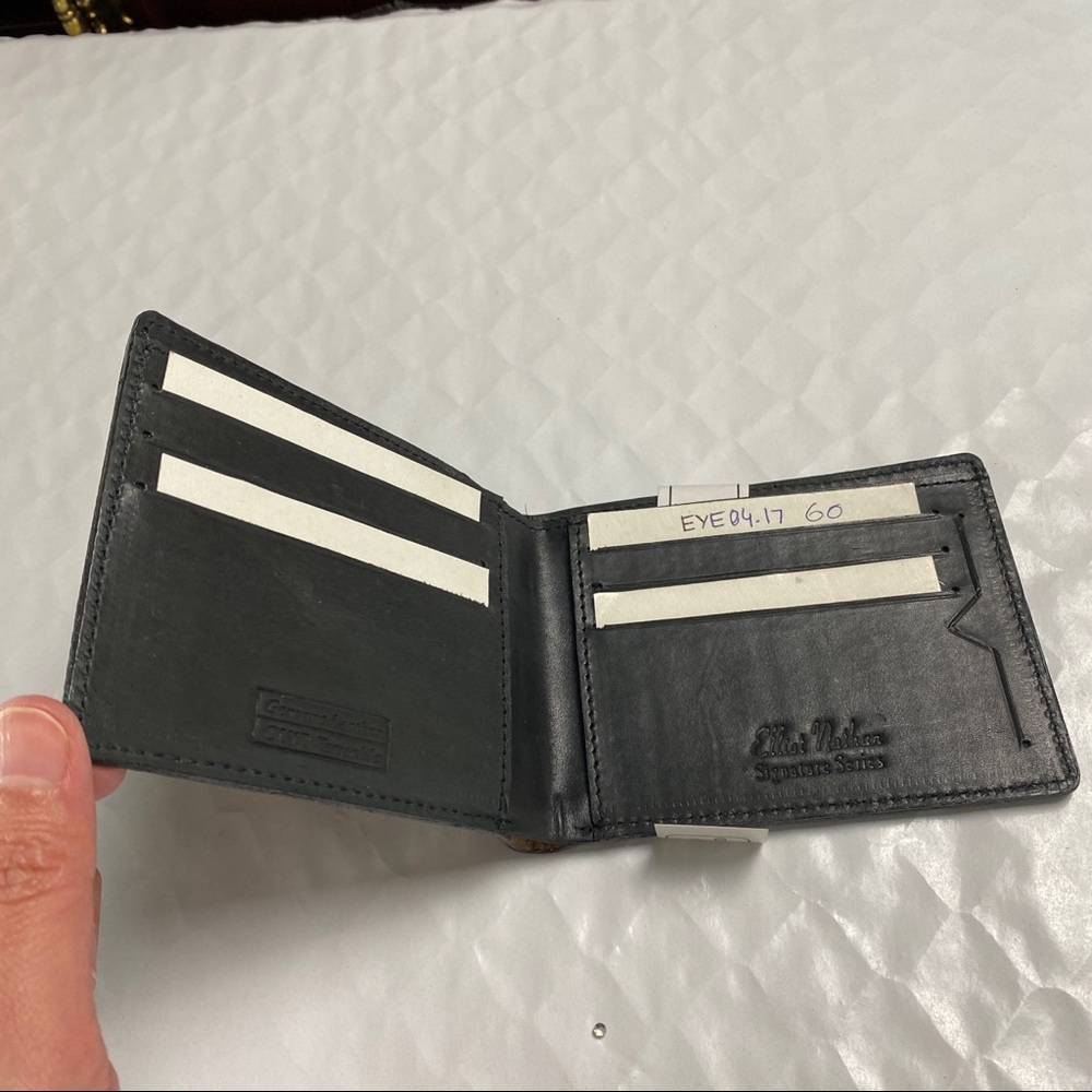 Elliott Nathan Signature Series Cowhide leather Black Wallet